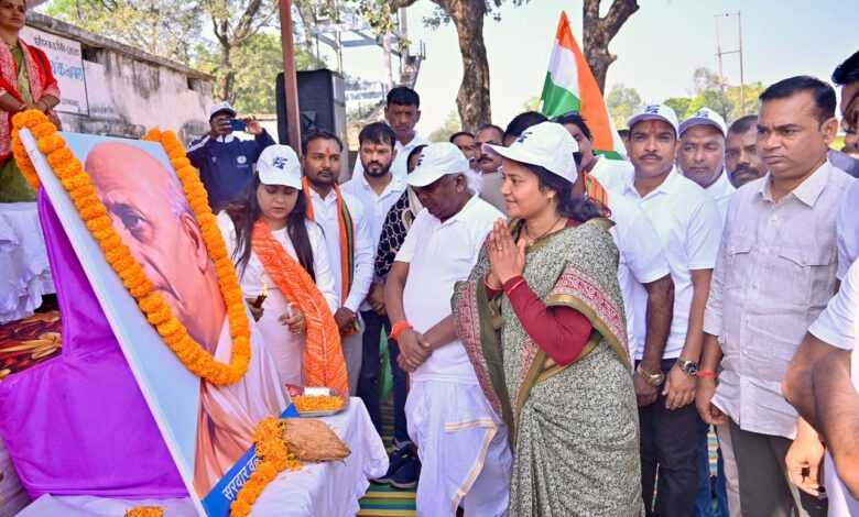 सरदार वल्लभभाई पटेल की 150वीं जयंती पर सूरजपुर में भव्य “यूनिटी मार्च”….