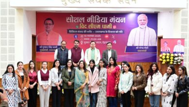 मुख्यमंत्री ने सोशल मीडिया मंथन कार्यक्रम को किया संबोधित।