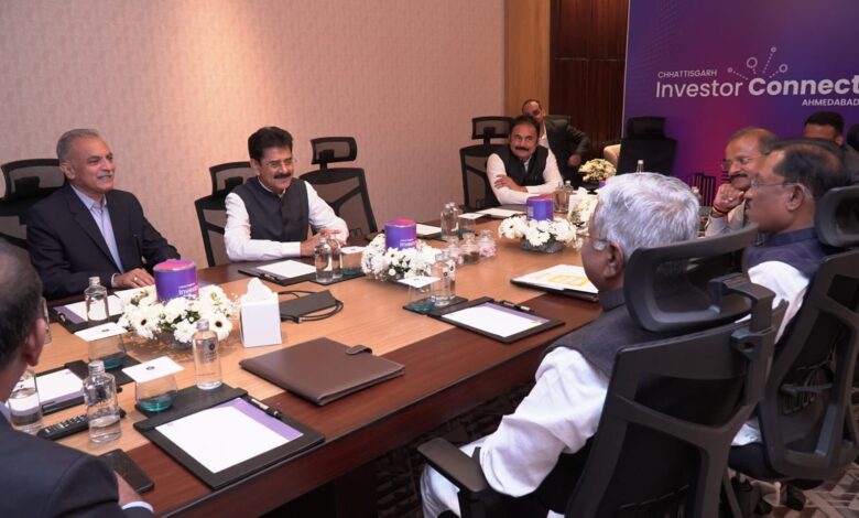 वाडीलाल ग्रुप छत्तीसगढ़ में खाद्य प्रसंस्करण इकाई लगाएगा, मुख्यमंत्री से हुई अहमदाबाद में मुलाकात…. वाडीलाल ग्रुप छत्तीसगढ़ में खाद्य प्रसंस्करण इकाई लगाएगा, मुख्यमंत्री से हुई अहमदाबाद में मुलाकात….