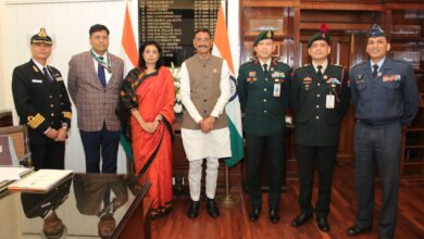 रक्षा राज्यमंत्री संजय सेठ आर्म्ड फोर्सेस फ्लैग डे फंड में हरसंभव सहयोग देने का किया आग्रह