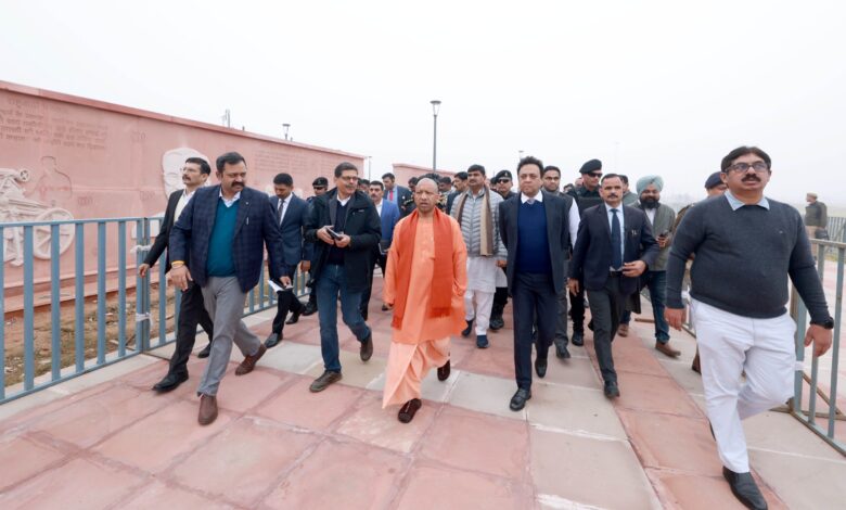 मुख्यमंत्री योगी आदित्यनाथ ने राष्ट्र प्रेरणा स्थल के उद्घाटन समारोह की तैयारियों का किया निरीक्षण, दिए जरूरी दिशा निर्देश मुख्यमंत्री योगी आदित्यनाथ ने राष्ट्र प्रेरणा स्थल के उद्घाटन समारोह की तैयारियों का किया निरीक्षण, दिए जरूरी दिशा निर्देश