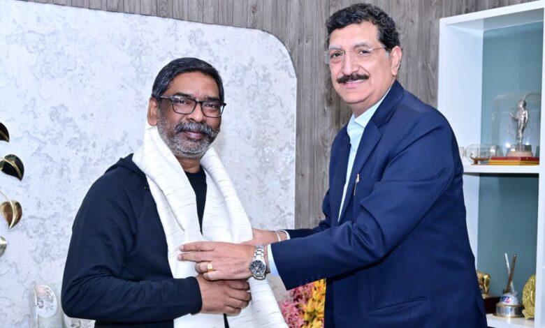 पीवीएनएल के सीईओ अशोक कुमार सहगल ने मुख्यमंत्री हेमंत सोरेन से की मुलाकात