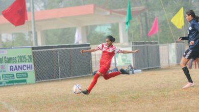 69वीं राष्ट्रीय स्कूली फुटबॉल प्रतियोगिता में झारखंड के खिलाड़ियों का दबदबा बरकरार