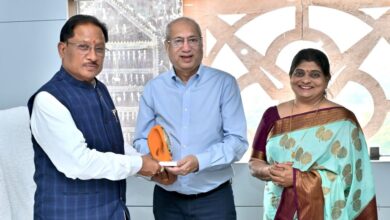 मुख्यमंत्री  साय से एनएमआईएमएस के प्रतिनिधियों ने की सौजन्य मुलाकात