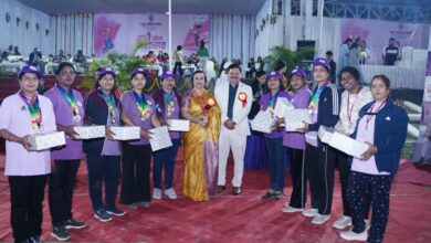 एसईसीएल मुख्यालय में दो दिवसीय ‘नारी शक्ति खेल महोत्सव 2025’ का भव्य समापन