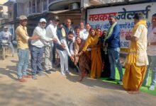 अर्जुनी में 15 लाख के विकास कार्यों का किया भूमि पूजन।