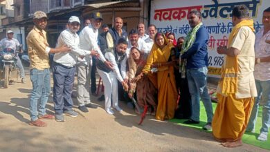 अर्जुनी में 15 लाख के विकास कार्यों का किया भूमि पूजन।