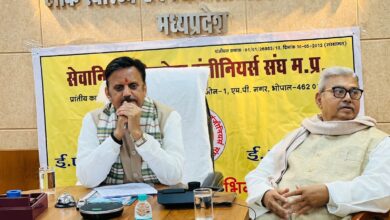 उप मुख्यमंत्री श्री शुक्ल सेवा निवृत्त डिप्लोमा इंजीनियर्स संघ के त्रिवार्षिक अधिवेशन में हुए शामिल