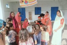 अर्जुनी में 336 बच्चों को पिलाई पोलिया की खुराक।