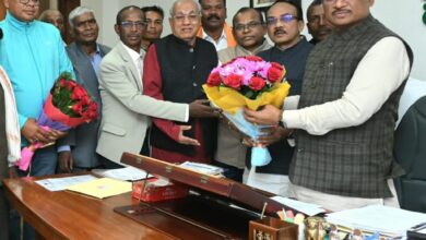 मुख्यमंत्री  साय से अखिल भारतीय राष्ट्रीय महासभा हल्बा हल्बी आदिवासी समाज के प्रतिनिधि मंडल के सदस्यों ने सौजन्य मुलाकात की