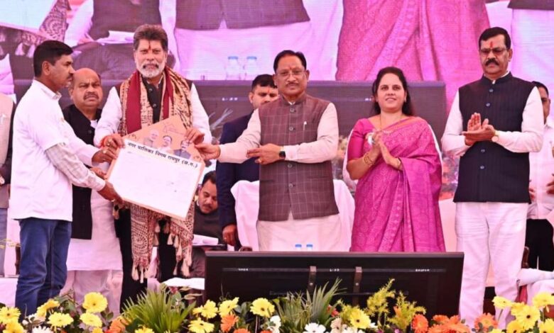 मुख्यमंत्री  विष्णु देव साय ने 187 करोड़ के 23 कार्यों का किया लोकार्पण-भूमिपूजन