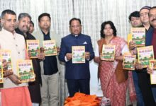 मुख्यमंत्री  विष्णु देव साय ने ‘गाय धर्म एवं विज्ञान’ ग्रंथ का किया विमोचन