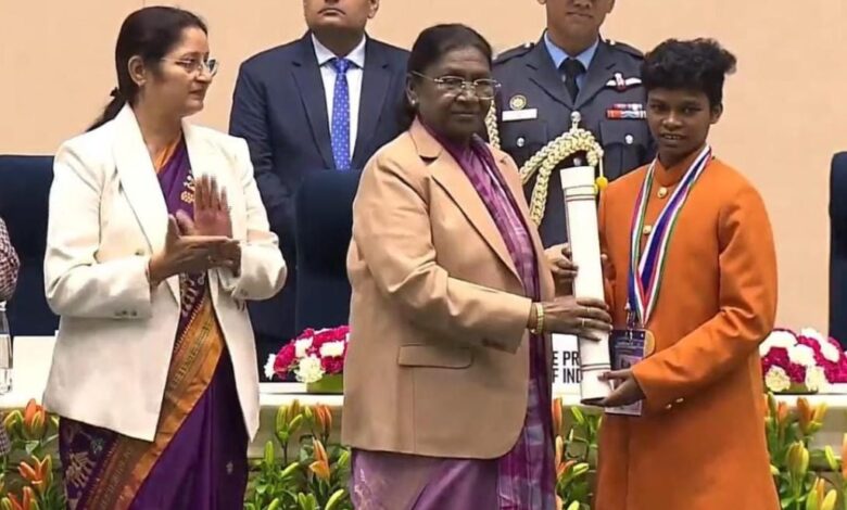 कोण्डागांव की योगिता मंडावी को प्रधानमंत्री राष्ट्रीय बाल पुरस्कार