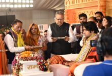 मुख्यमंत्री विष्णुदेव साय दिव्य श्री हनुमंत कथा समारोह में हुए शामिल