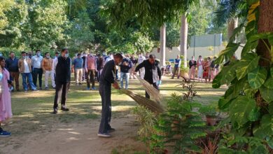 राजस्व- मंडल में स्वच्‍छता कार्यक्रम : सामूहिक भागीदारी से निखरा परिसर